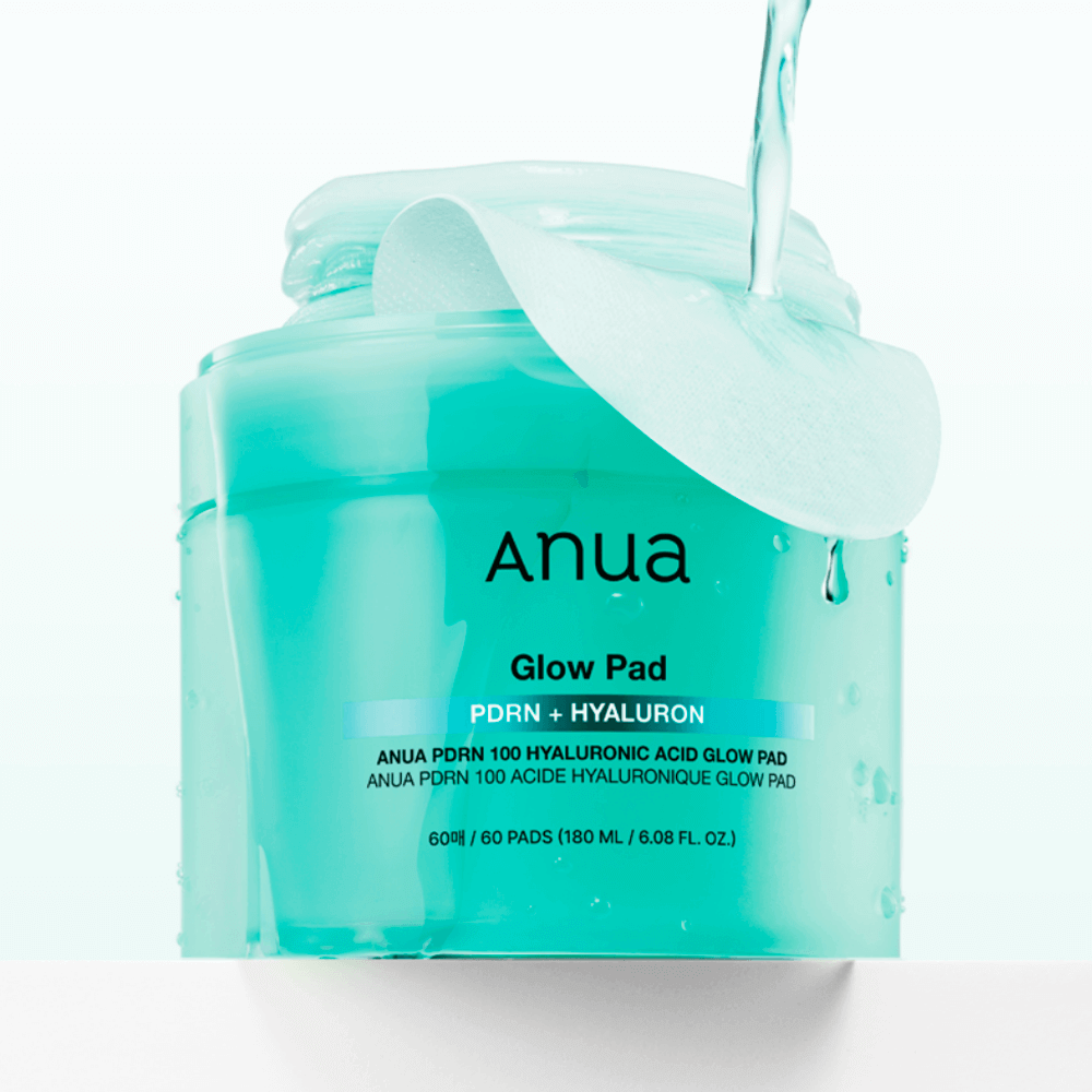 Anua Увлажняющие пэды с ПДРН и гиалуроновой кислотой PDRN 100 Hyaluronic Acid Glow Pad