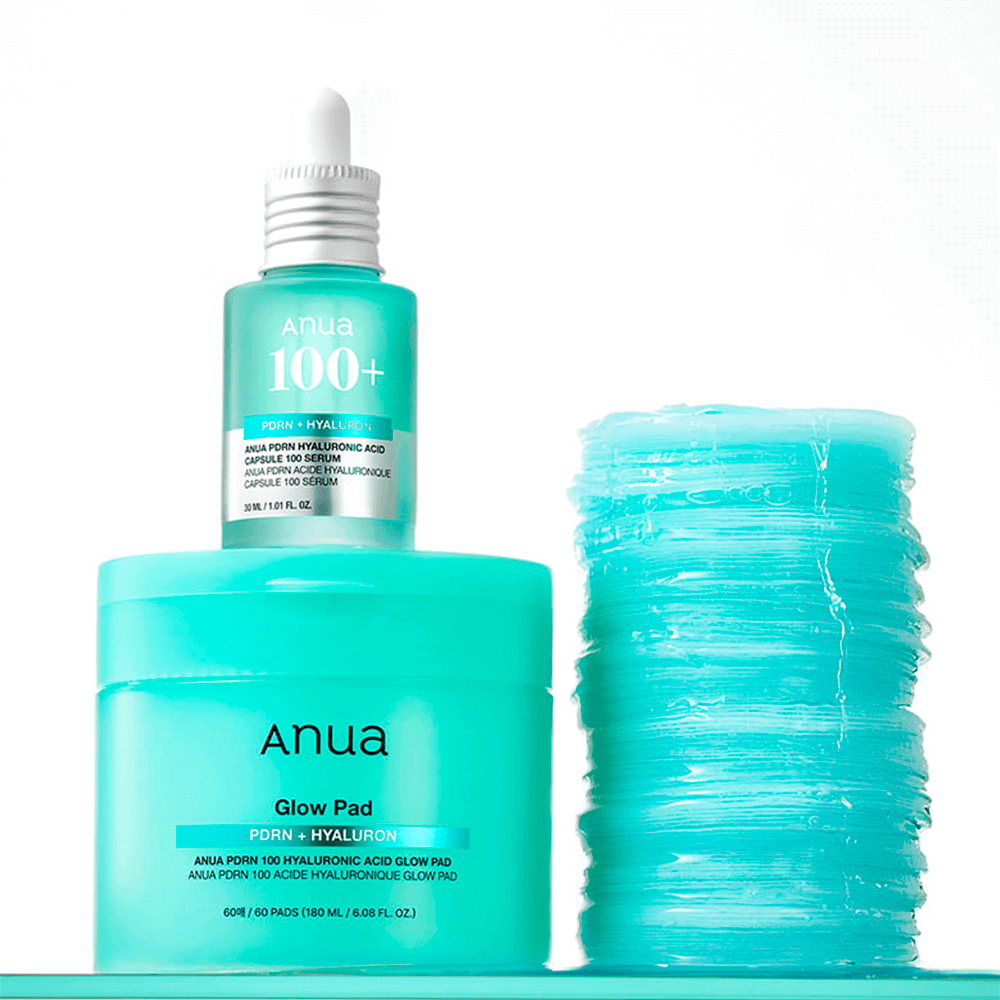 Anua Увлажняющие пэды с ПДРН и гиалуроновой кислотой PDRN 100 Hyaluronic Acid Glow Pad