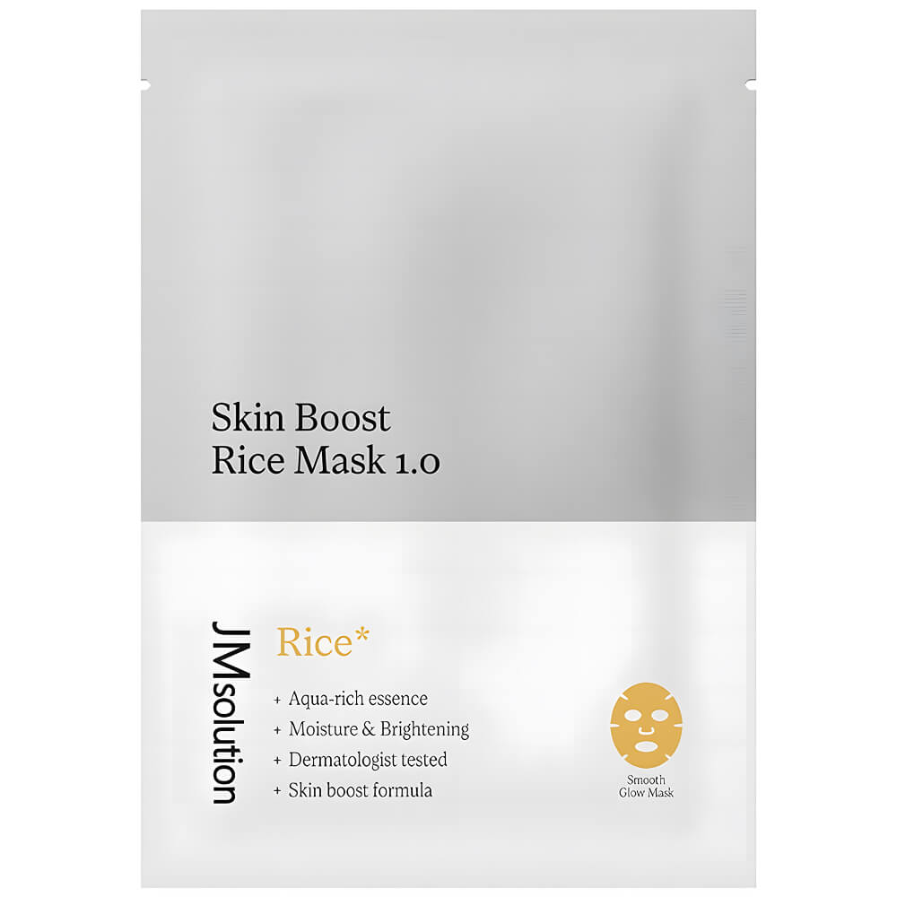 JMsolution Тканевая маска-бустер с рисом Skin Boost Rice Mask 1.0 JMsolution Тканевая маска-бустер с рисом Skin Boost Rice Mask 1.0