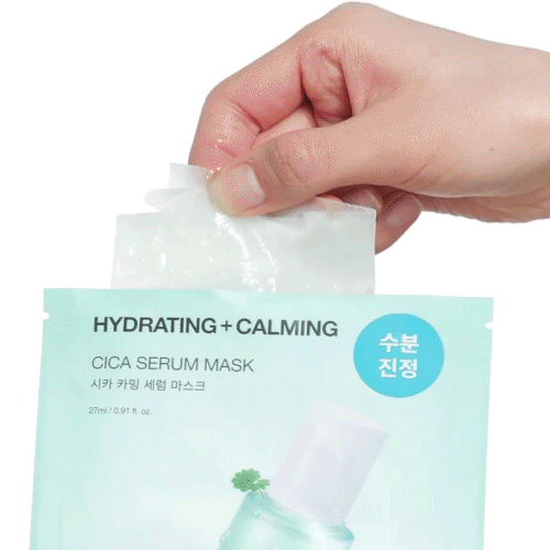 Celimax Успокаивающая маска с экстрактом центеллы Cica Calming Serum Mask 27мл