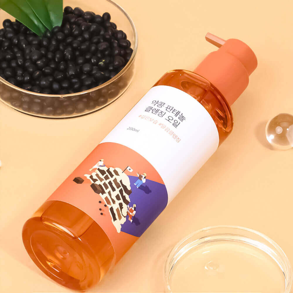 Round Lab Гидрофильное масло с черной соей и пантенолом Soybean Panthenol Cleansing Oil