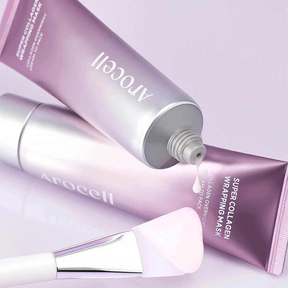 AROCELL Саше Коллагеновая маска-плёнка для сияния и гладкости кожи Super Collagen Wrapping Mask 1 шт