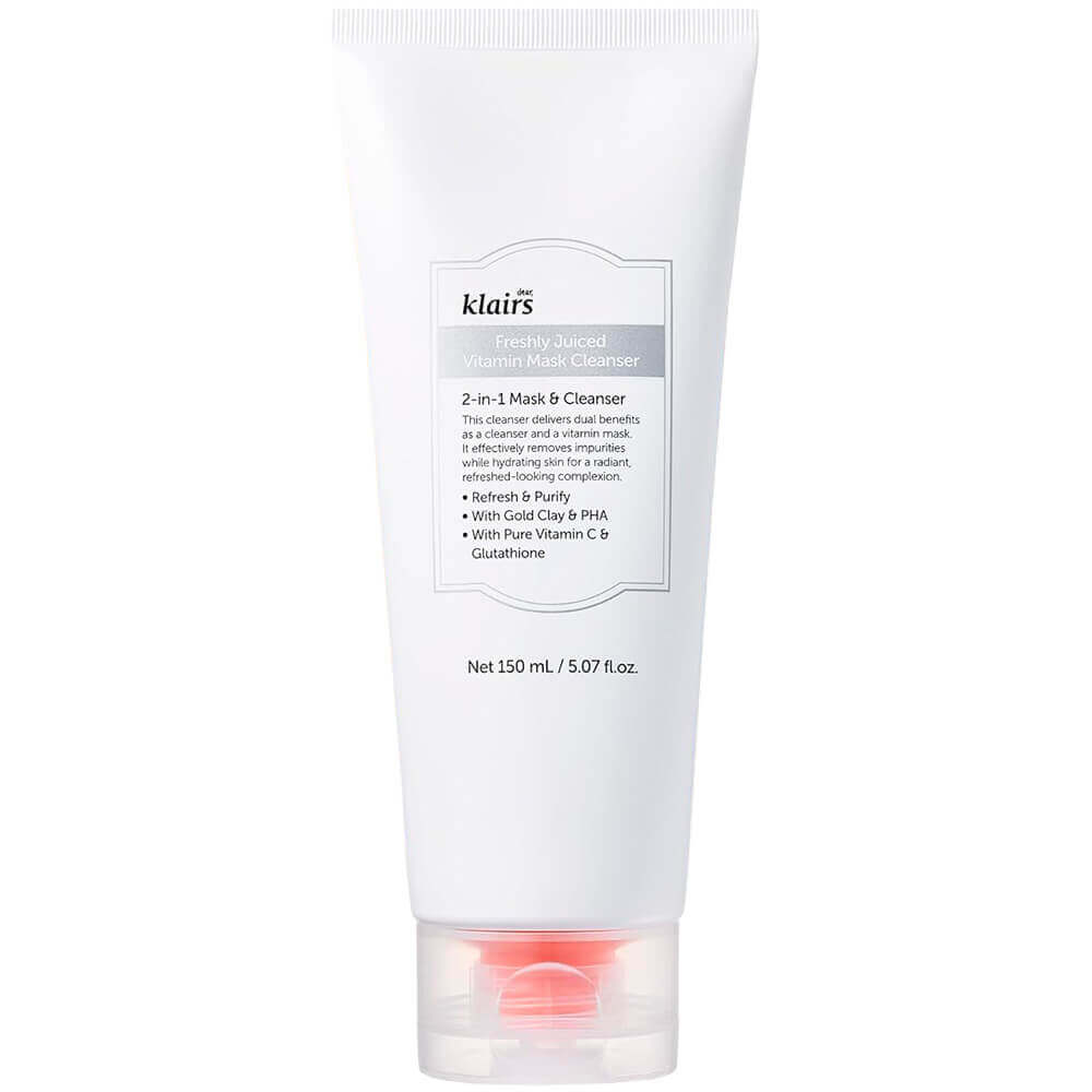Dear, Klairs Витаминная маска-пенка для умывания Freshly Juiced Vitamin Mask Cleanser 150 мл