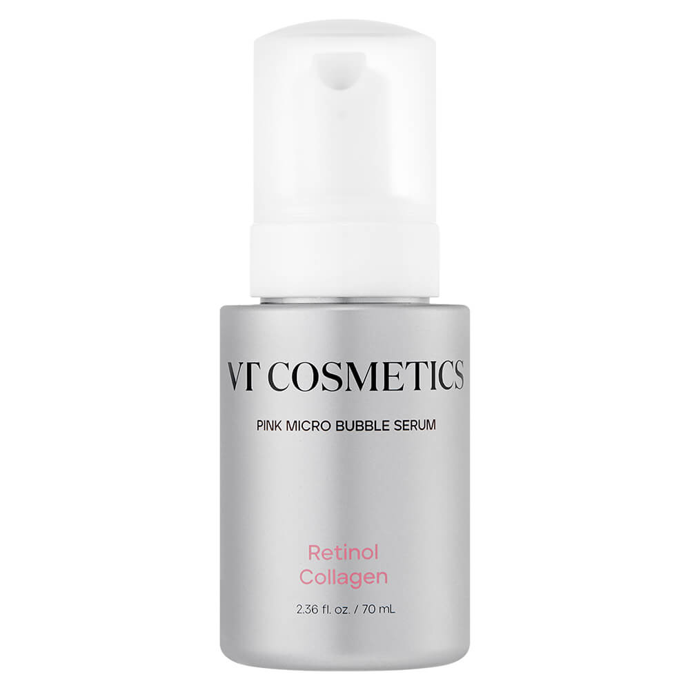 VT Cosmetics Пузырьковая сыворотка с ретинолом Retinol Collagen Pink Micro Bubble Serum (70 мл)